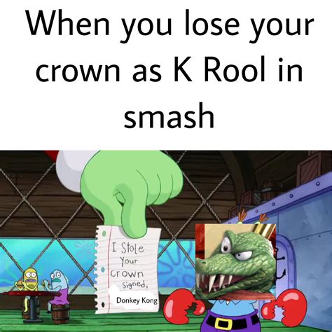 Nerf K Rool : r/smashmemes