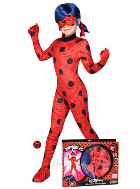 Ladybug Costume and Wig for girls. The coolest | Funidelia