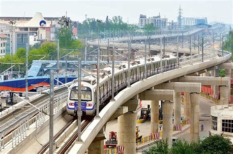 Metro starts Badarpur-Faridabad trial run | Daily Mail Online