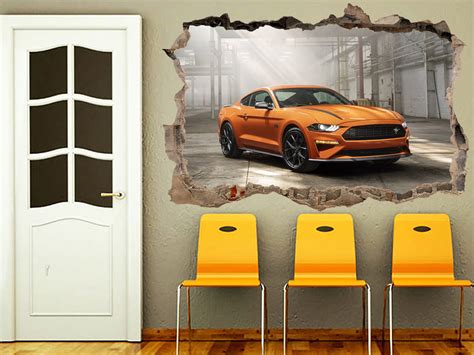 Ford Mustang Decal Ford Mustang Vinyl Sticker Ford Wall Decal | Etsy