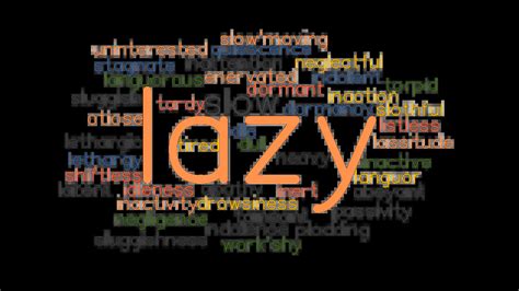 LAZY: Synonyms and Related Words. What is Another Word for LAZY ...