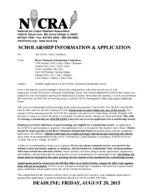 Fillable Online nicra Download the official application form - National Ice Cream Retailers ...