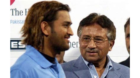 When Pervez Musharraf admired MS Dhoni's Long Hair: Watch - myKhel