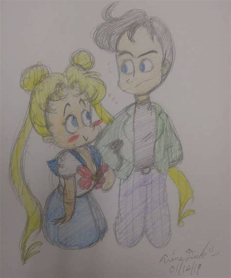 Usagi and Mamoru by AnimeGeekDraws on DeviantArt