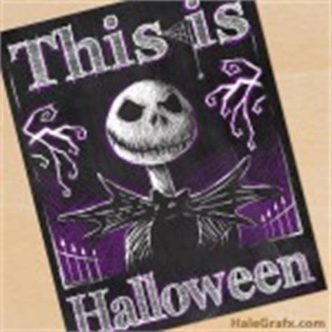 FREE Printable Halloween Jack Skellington Chalkboard Art