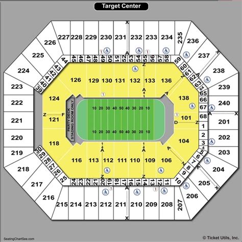 Target Center Seating Chart Volleyball | Cabinets Matttroy