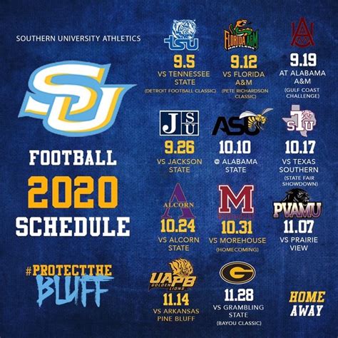 Southern Jaguars release 2020 football schedule | BRProud.com | WVLA | WGMB