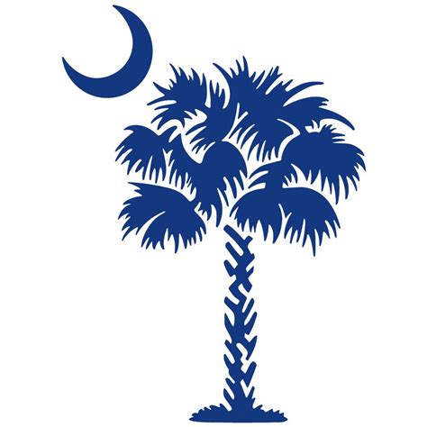 South Carolina Palmetto Tree And Moon - ClipArt Best