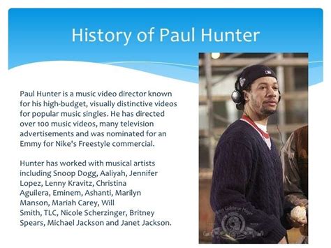 Paul Hunter (director) - Alchetron, The Free Social Encyclopedia