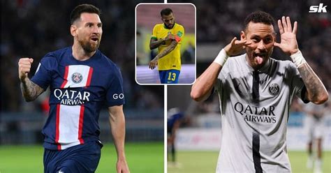 "Messi is obsessed with scoring goals", "Neymar is more juggling ...