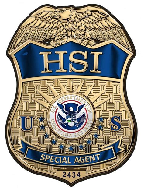 Homeland Security Investigation Special Agent All Metal Sign 13 X 18 ...