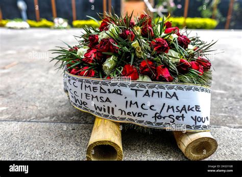 Kigali Genocide Memorial, Gisozi, Kigali, Rwanda. Mass grave Stock ...