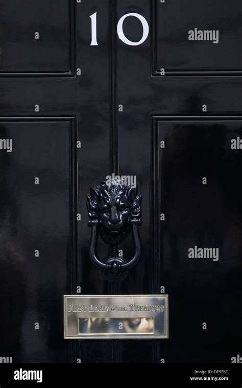 No.10 Downing Street door in London, Britain, 08 October 2013 Stock Photo - Alamy