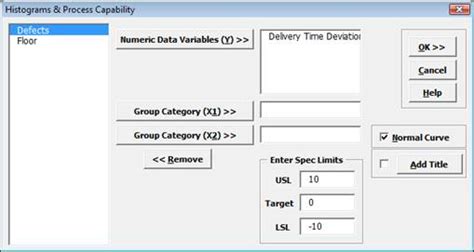 Histograms & Process Capability Reports