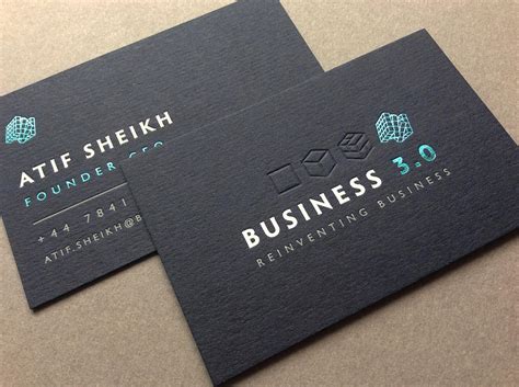 Embossed Business Cards - Business Card Tips