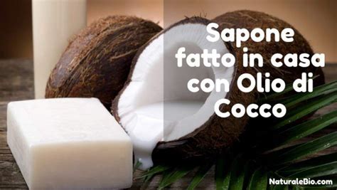 Sapone fatto in Casa con Olio di Cocco | Senza Soda Caustica Soap ...