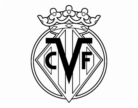 Colored page Villarreal C.F. crest painted by User not registered