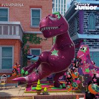 Violet Dinosaur Dance Game GIF | GIFDB.com