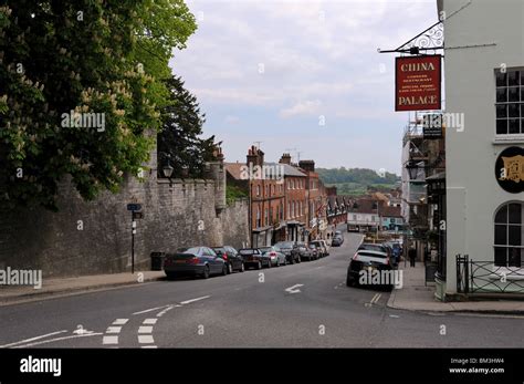 Arundel town centre West Sussex UK Stock Photo - Alamy