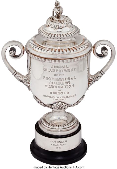 1942 PGA Championship Wanamaker Trophy Won by Sam Snead.. ... Golf ...