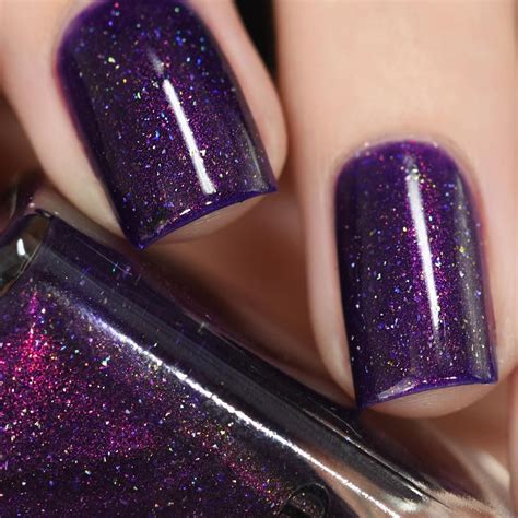 Storytelling - by ILNP | Holographic nail polish, Nail polish, Dark purple nails