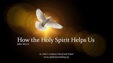 How the Holy Spirit Helps Us - John 16:5-11 - YouTube