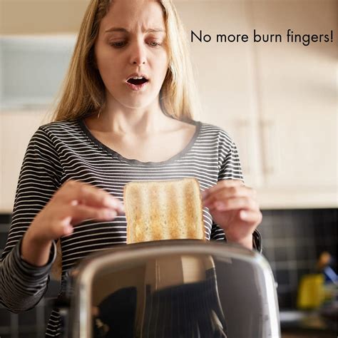 Hara Huri Bamboo Toaster Tongs - Set of 2 Reusable Heat Resistant Wooden Toast Tongs - 8 Inch ...