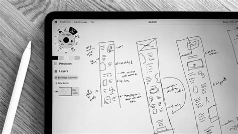 Iphone Wireframe Sketch