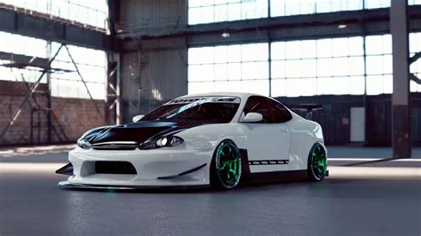 ArtStation - Hyundai Tiburon Coupe Wide Bodykit Custom Concept.