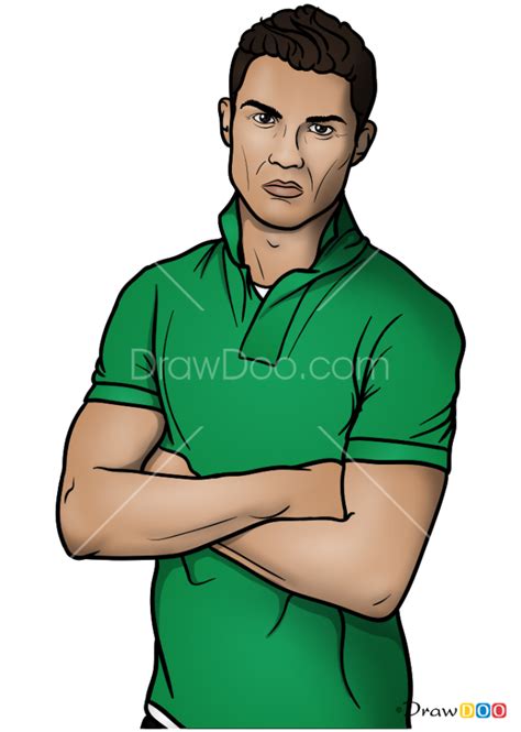 How to Draw Ronaldo, Celebrities Cristiano Ronaldo