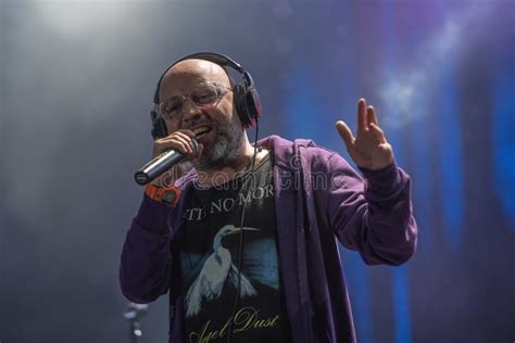 Galati, Romania - September 17, 2022: Artist Dan Amariei from Omul Cu Sobolani Band Performs ...