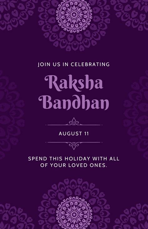 FREE Raksha Bandhan Template - Download in Word, Google Docs, PDF, Illustrator, Photoshop, Apple ...