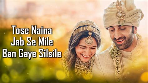 Tose Naina (LYRICS) - Arijit Singh | Hanif Shaikh | Manish P, Elli A ...