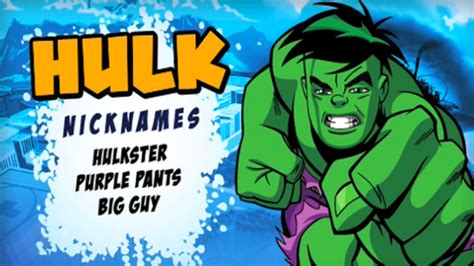 Marvel Super Hero Squad - Hulk Profile Video - Comic Vine