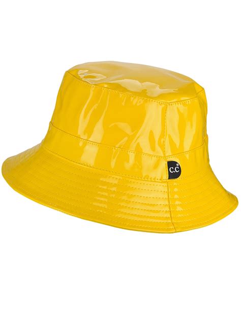 C.C - C.C Women's All Season Foldable Waterproof Rain Bucket Hat, Yellow - Walmart.com - Walmart.com