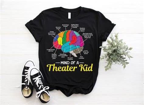 Mind of Theatre Kid T-shirt, Musical Drama Actor Actress Gift, Broadway ...