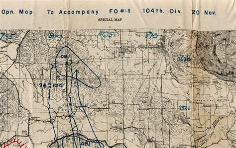 Camp Adair Map~ from WW2~ Operational map for the 104th Division~ Nov. 20, '43 | #4678877844