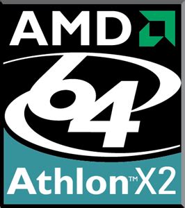 Amd 64 Athlon X2 Logo PNG Vectors Free Download