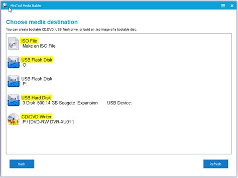 Create Bootable CD/DVD/USB Drive with Bootable Media Builder - MiniTool