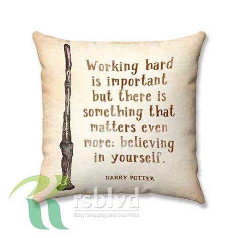 Harry Potter Motivational Quotes Custom Pillow Case Cover – Let the colors inspire you!