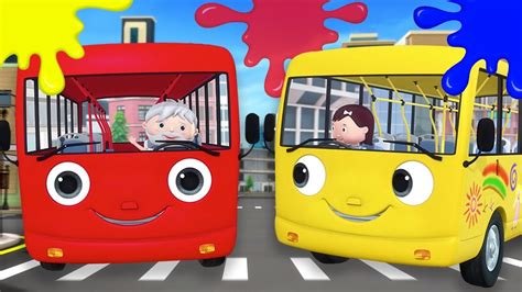 COLOR BUS! | Little Baby Bum: Nursery Rhymes & Baby Songs ♫ | ABCs and 123s - YouTube