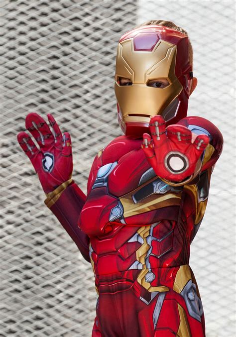 Boys Civil War Iron Man Deluxe Costume