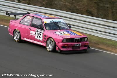 BMW E30 CARS: Pink BMW E30 M3