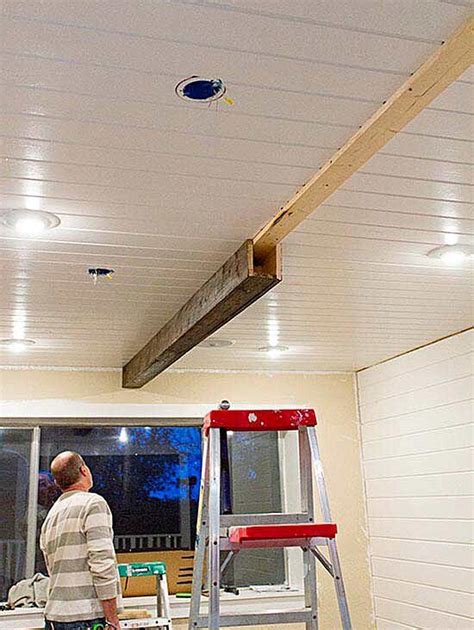 How to Make DIY Rustic Wood Beams for Instant Farmhouse Style in 2020 | Wood beam ceiling, Wood ...