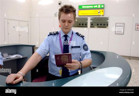 Immigration Service launches new uniform Stock Photo - Alamy