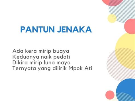 30+ Contoh Pantun Jenaka Berbagai Tema dan Lucu Banget