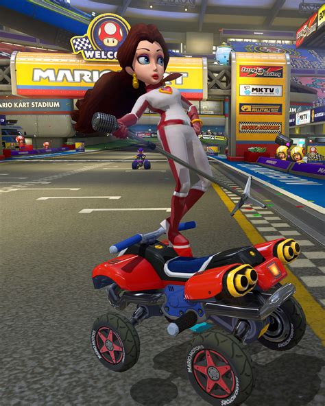 Mario Kart 8: Pauline in Princess Biker Outfit by PaulineDK7 on DeviantArt