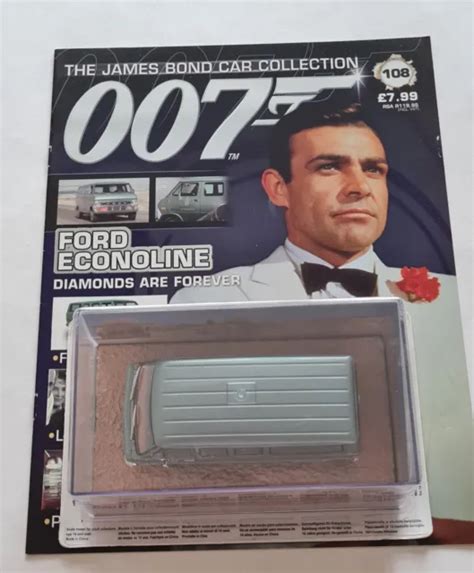 #108 FORD ECONOLINE James Bond Car Collection 007 Diamonds Are Forever $7.72 - PicClick