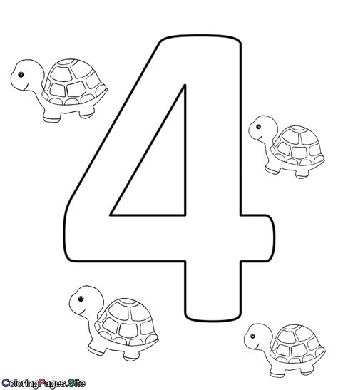 Number Background Coloring Preschool Pages Printable Colouring Transparent Numbers 25th Learning ...