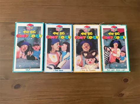 THE BIG COMFY Couch VHS Cassette Lot (4) TESTED WORKS Time Life Kids ...